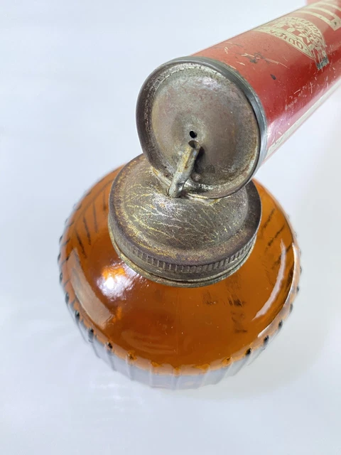 Quick As Lightning Smith Sprayer Made In USA With Rare Amber Glass  Attachment