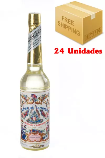 Pack 2 Unidades Agua Florida 270 ml 100% Original Perú Amarilla