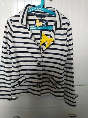 Girls NEXT lightweight nautical striped  jacket age 8Years  Excellent Condition