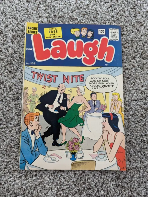 Laugh #135 (1946 Series) Archie Comics 'Twist Nite' FN