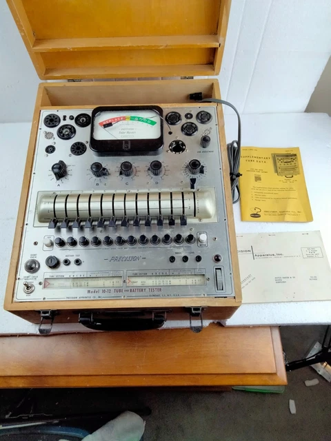 Vintage Precision 10-12 Vacuum Tube Tester  Untested  Same Day Shipping