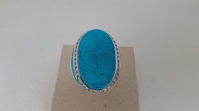 Byblos Anello Byblos Temptation Tondo Bianco e Blu Zirconi Ring White and Blu 