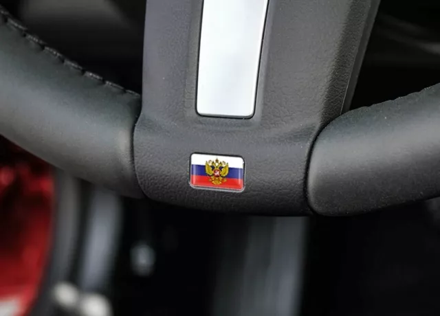 Russland Aufkleber 5 Stück Fahne Wappen Russia Flagge Auto Sticker Россия Герб