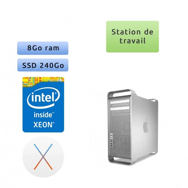 APPLE MAC PRO Intel Quad Core Xeon @ 3.0Ghz 12Go Ram A1186 EMC 