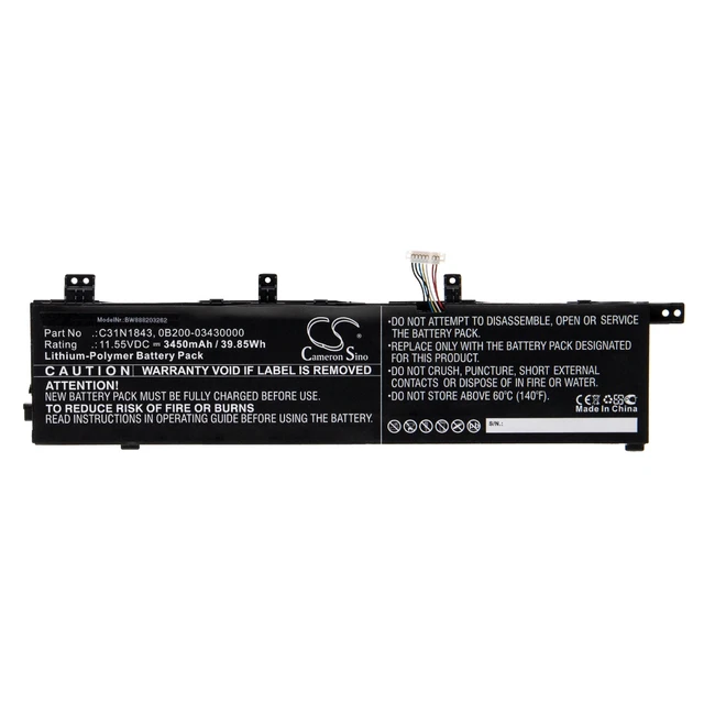 Akku Batterie 3450mAh für Asus VivoBook S14 S432FL, S432FA