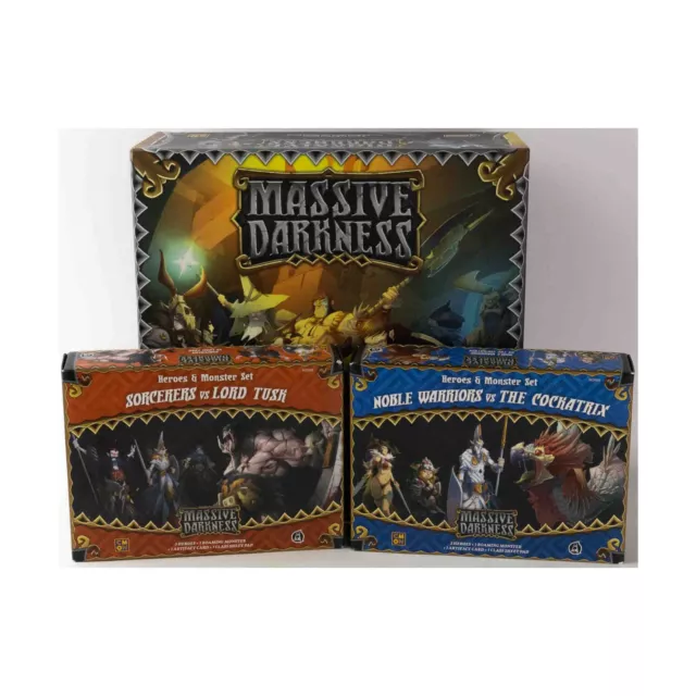 CMON Board Games  Massive Darkness Collection #19 – Base Game + 2 Expansio VG+