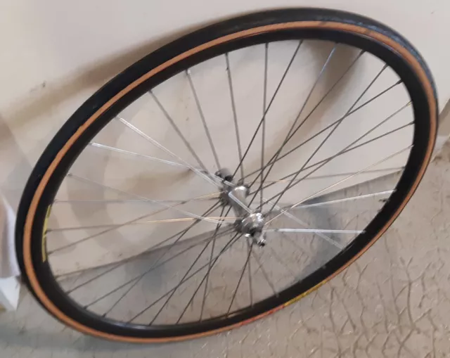 Roue avant wolber profil tx pneu clincher 650 26"- Mavic campagnolo ghibli delta