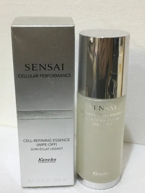 Kanebo Sensai Cellular Performance-Cell-Refining Essence (Wipe-Off) 75 ml New