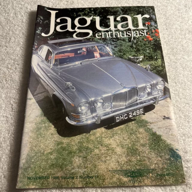 Jaguar Enthusiast Magazine November 1986