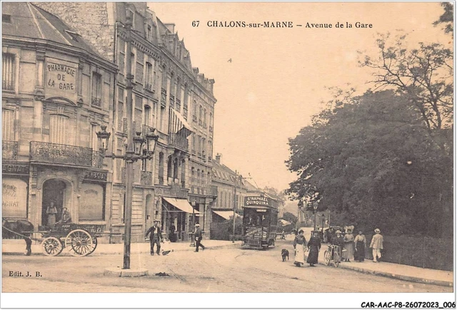 CAR-AACP8-51-0640 - CHALONS-SUR-MARNE - avenue de la gare - Pharmacie