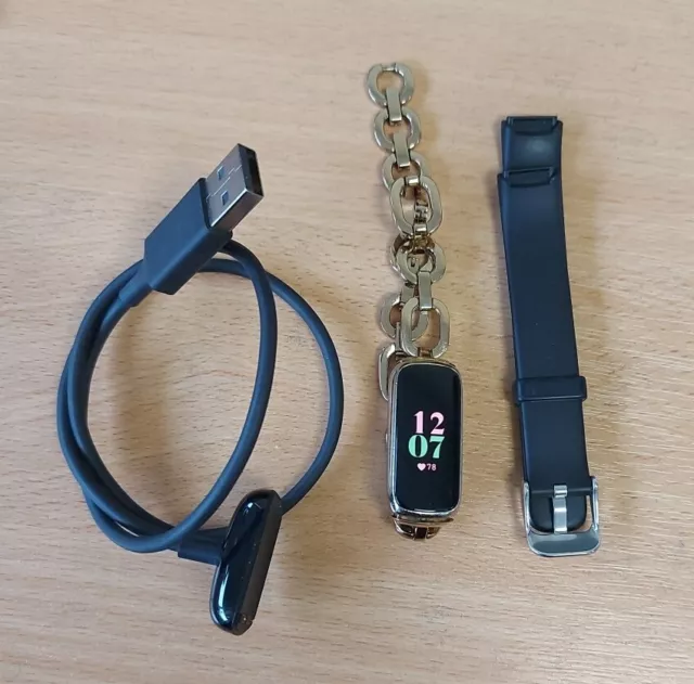 Rastreador de Actividad Fitbit Luxe - Edición Especial gorjana Oro Suave Acero Inoxidable