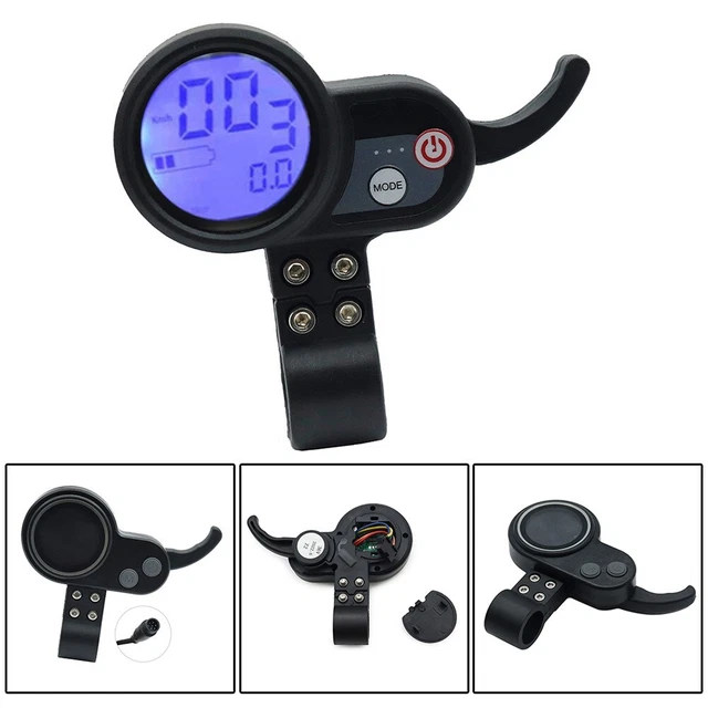 Écran LCD M6C Pour Vélo/scooter électrique – Grand Affichage, Connecteur étanche, Compatible 22,5/25,4/28,6 Mm