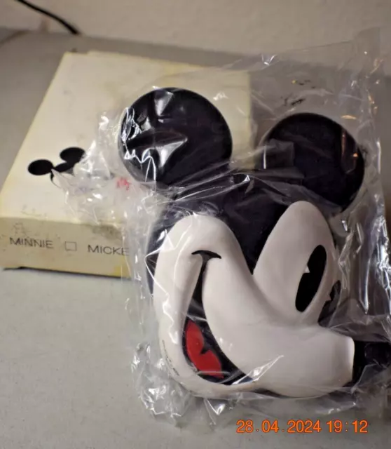 Applause Mickey Mouse Paperweight - Walt Disney Productions - Mint In Box