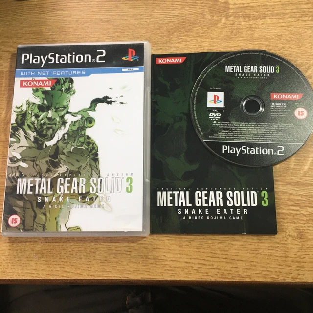 METAL GEAR SOLID 3 Snake Eater Ps2 Version Originale Du Jeu Et De La ...