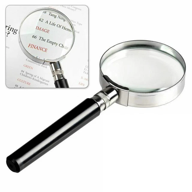 Loupe 10X de qualité supérieure avec objectif 50 mm pour une visibilité accru