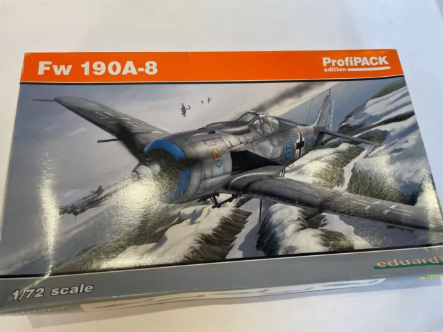 Eduard Profipack 7011 FW-190A-8 1/72 Sealed Parts-Etch, masks and extras