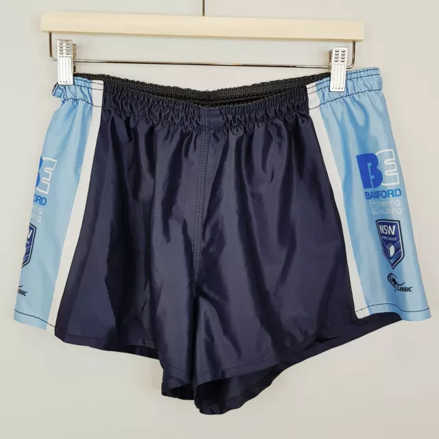 NSW RUGBY LEAGUE  Mens Size 20 NSW Blues Rugby Footy Shorts