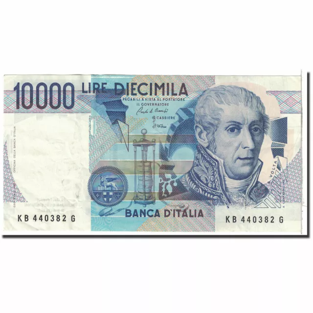 [#120863] Banknote, Italy, 10,000 Lire, 1984, Undated, KM:112a, AU(55-58)