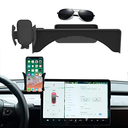 TSELLER for Tesla Model Y Model 3 Holder Cell Mount Silence Screen Cradle Kit...