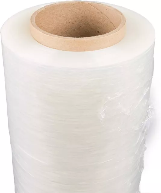 4 Rolls 18" x 1500 Ft Stretch Wrap Heavy Duty, Industrial Strength Shrink Wrap, 3