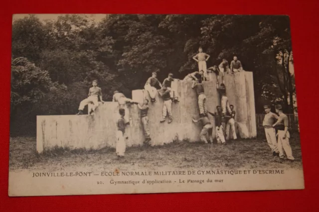 Joinville Le Pont Military School Gymnastics Fencing Wall Passage (R433)