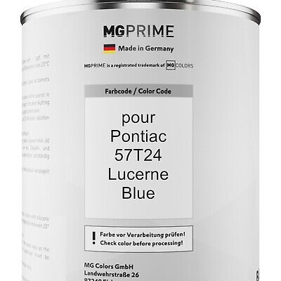 Peinture Voiture kit de pot pour Pontiac 57T24 Lucerne Blue 2,5l 2