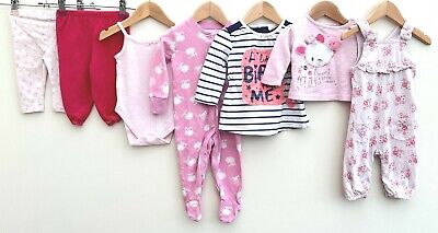 Baby Girls Bundle Of Clothing Age 3-6 Months George Tu F&F