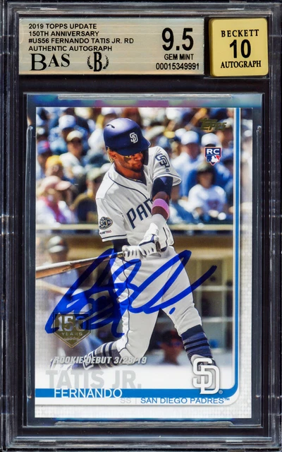 ELLY DE LA CRUZ 2022 BOWMAN CHROME PURPLE REFRACTOR AUTO RC /250 BGS 9