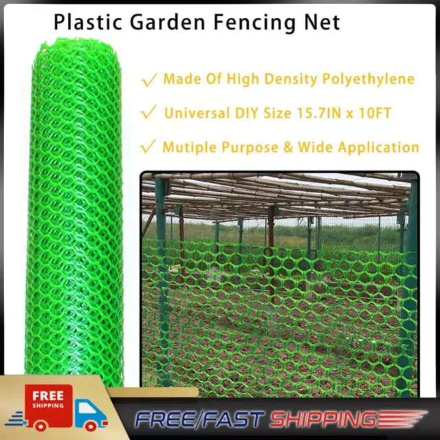 Plastic Fence Mesh 300X40CM Chicken Wire Fence Mesh Durable and Lightweight  Fencing Wire Chicken Wir Fence Mesh 
