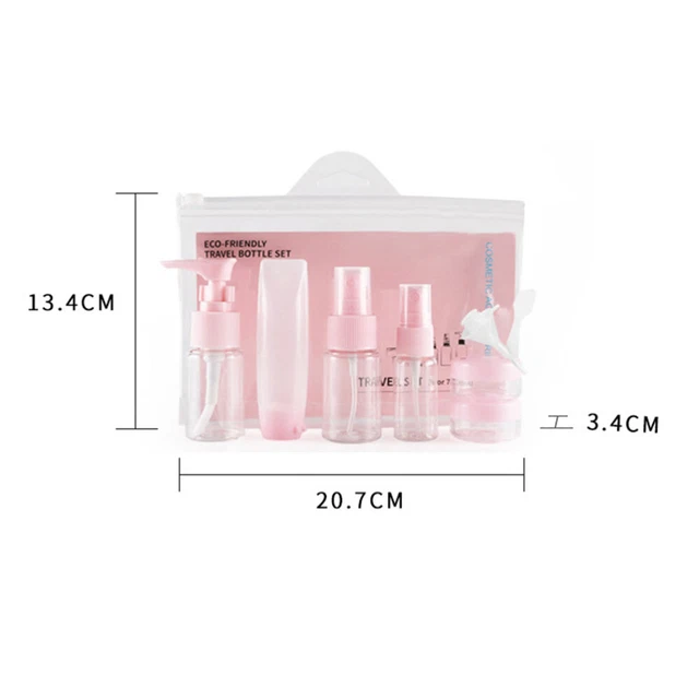 ONEART Transparente Kosmetiktasche 3er Set - Wasserdicht, 18x11x5 Cm, TSA-geeignet