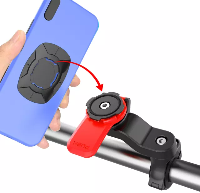 360° Rotate Cycling Bike Handlebar Mobile Phone Holder Flexible Bracket Mount 2