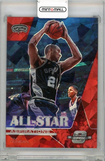 2019-20 Panini Contenders Optic Tim Duncan All-Star Aspirations Red Cracked Ice