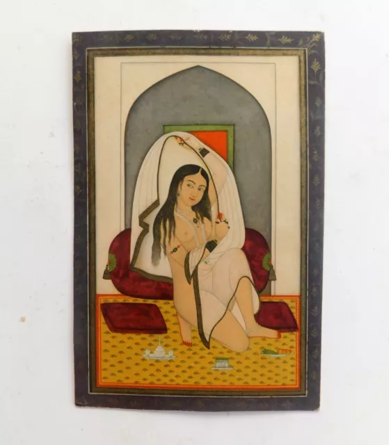 CPA. German postcard. Radha to the Toilet.  (ref.CC18)