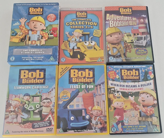 6X BOB THE Builder DVDs bundle £3.99 - PicClick UK