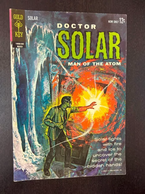 DOCTOR SOLAR MAN OF THE ATOM #3 (Gold Key Comics 1963) -- Silver Age -- FN