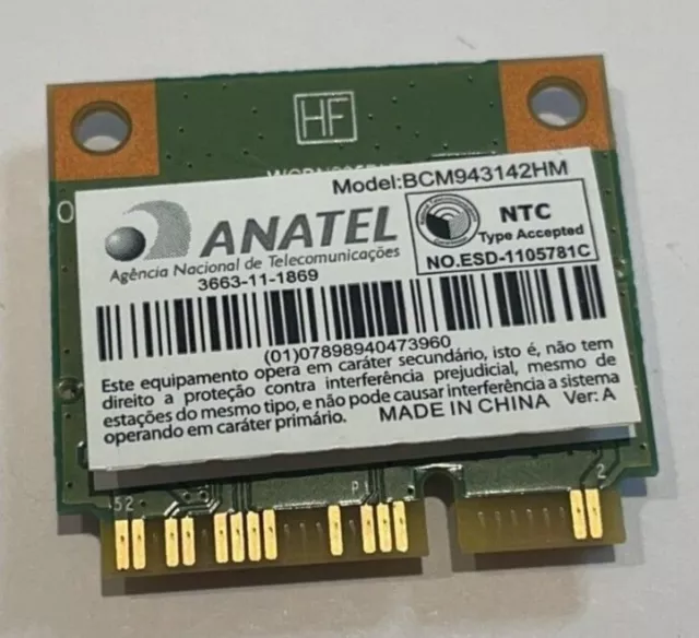 Modulo WIFI - BCM943142HM - Broadcom Anatel