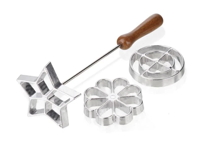 Set Formine per Ravioli e Biscotti Marcato - Acciaio e Legno di Pero