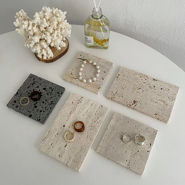 Bandeja de almacenamiento de péndulo de joyería para fotografía de viento Stone Ins decoratiBY