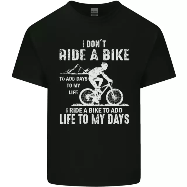 Cycling Life To Days Funny Cyclist Bicycle Kids T-Shirt Childrens