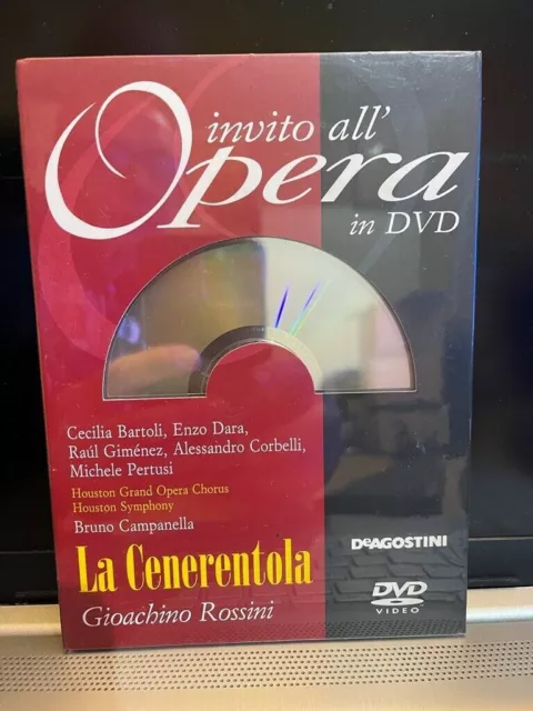 LA CENERENTOLA - Gioacchino Rossini - Invito All'Opera n° 18 - DVD + LIBRO NUOVO