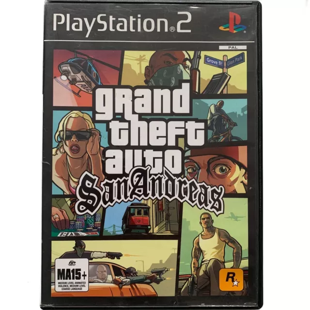 Grand Theft Auto San Andreas [PS2] [USA] : Rockstar Games : Free