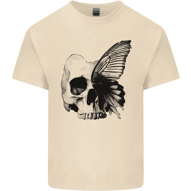 Un T-Shirt Tribal En Coton 100% Pour Hommes Avec Crâne Celtique
