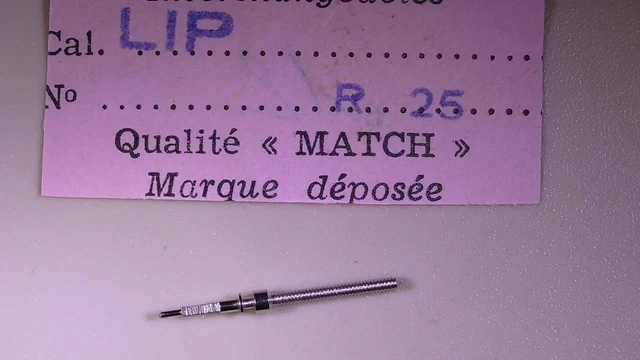 Tige De Remontoir Pour Montre LIP Type T124 - Pièce Générique Neuve Sans Emballage, Fabriquée En France