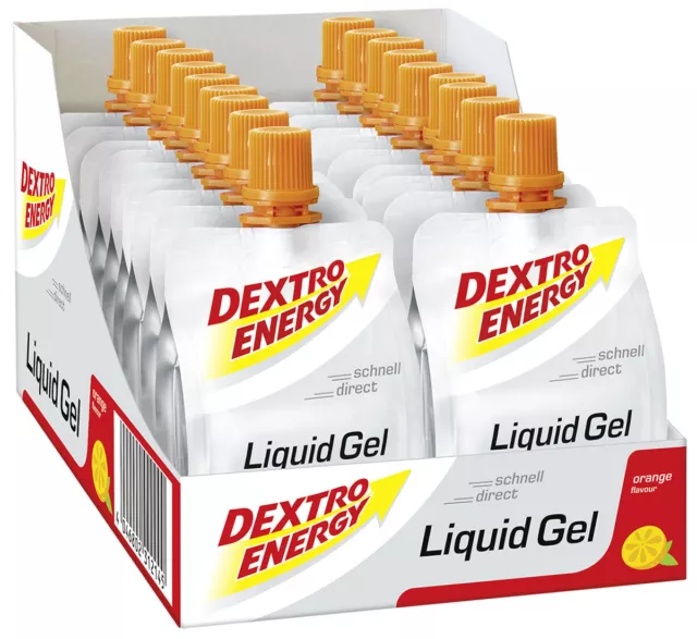 Dextro Energy Liquid Gel Box 18 Beutel 60ml *7 Sorten/auch mischbar* BONUS ab 2