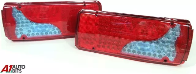 Set Of 2 Led Rear Tail Truck Lights 24V Fit For MAN TGA TGL TGX TGM TGS