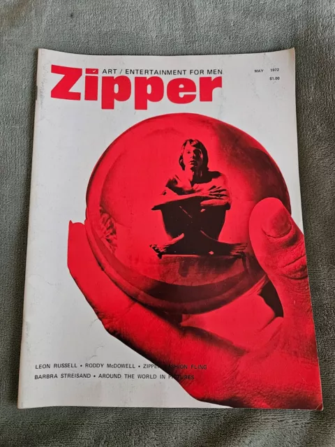 ZIPPER V2/#3 May 1972 Gay RODDY McDOWELL Leon Russell BARBRA STREISAND Fashion