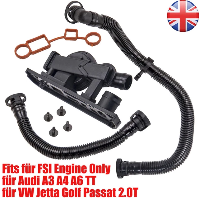 PCV CRANKCASE VENT Valve Hose Kits for Audi A3 8P1 8PA A4 B7 A6 TT VW