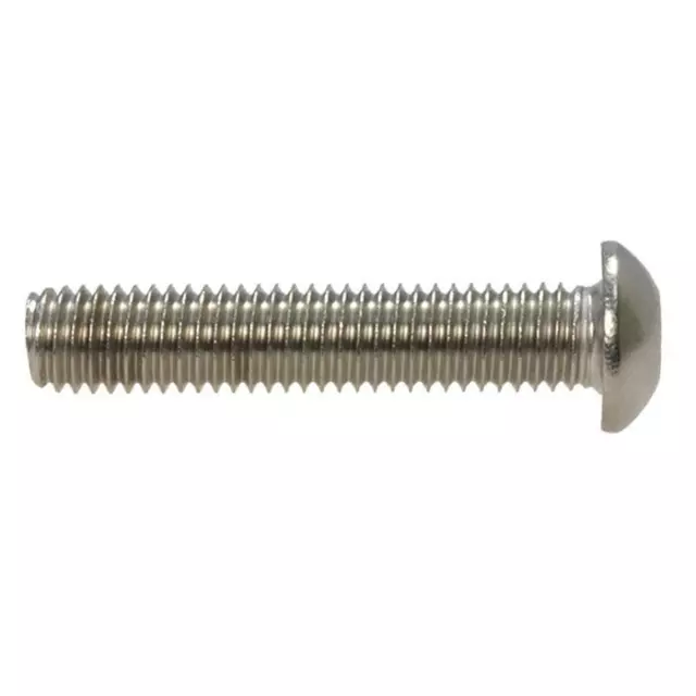 Qty 20 Button Head Socket M4 (4mm) x 25mm Stainless Steel 304 Screw Bolt Allen 3