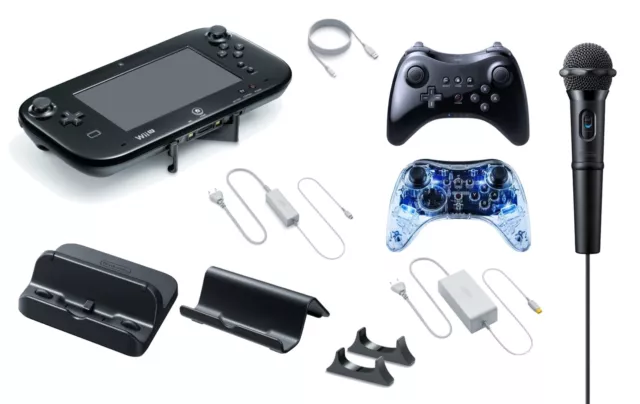 Nintendo Wii U Zubehör: Netzteil 🔌 Controller 🎮 Mikro 🎤 HDMI Kabel