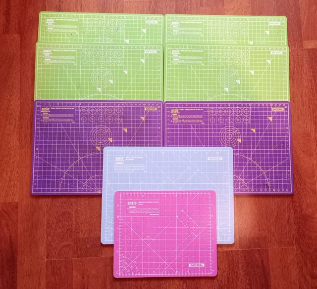 SET OF 7 Ansio Self Healing Cutting Mats £7.80 PicClick UK